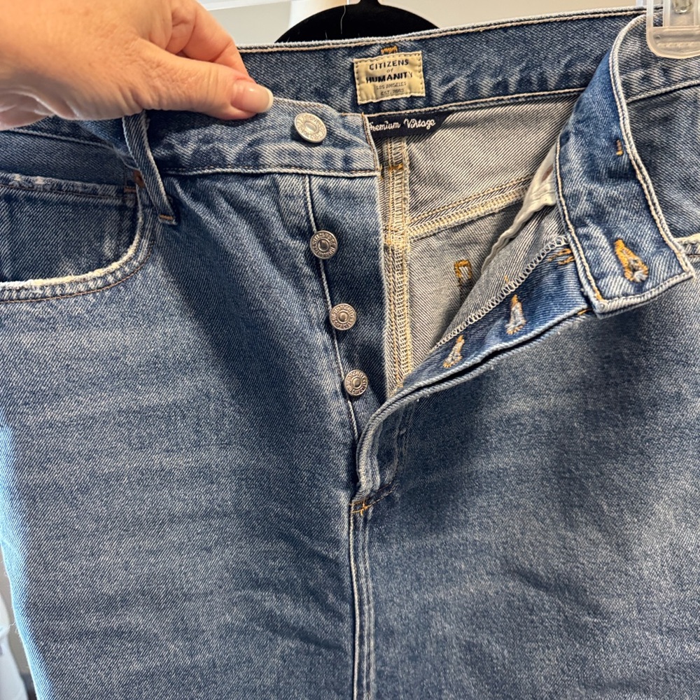 Citizens Of Humanity Classic Blue Jean skirt